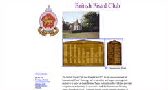 Desktop Screenshot of britishpistolclub.org