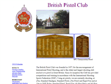 Tablet Screenshot of britishpistolclub.org